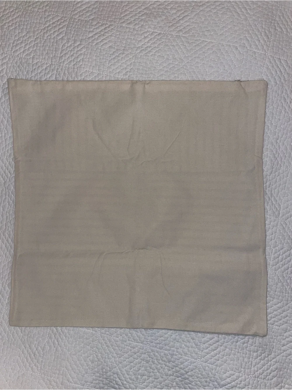 Set of 4 Neutral Stripe Cloth pillow covers. Beige and Cream